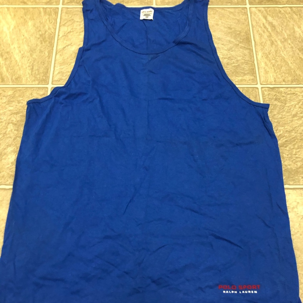Vintage polo sport tank top